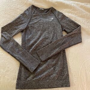 Gray Gymshark long sleeve, size small